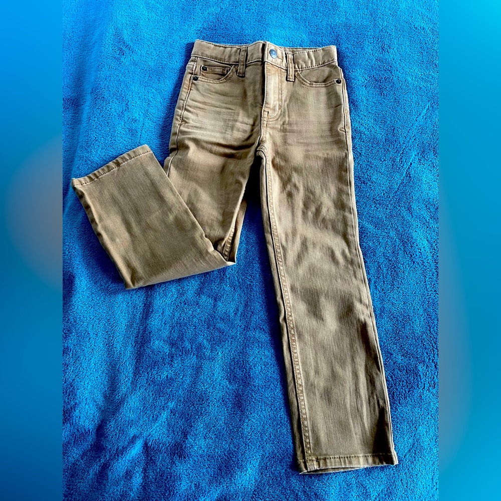 Khaki colored jeans